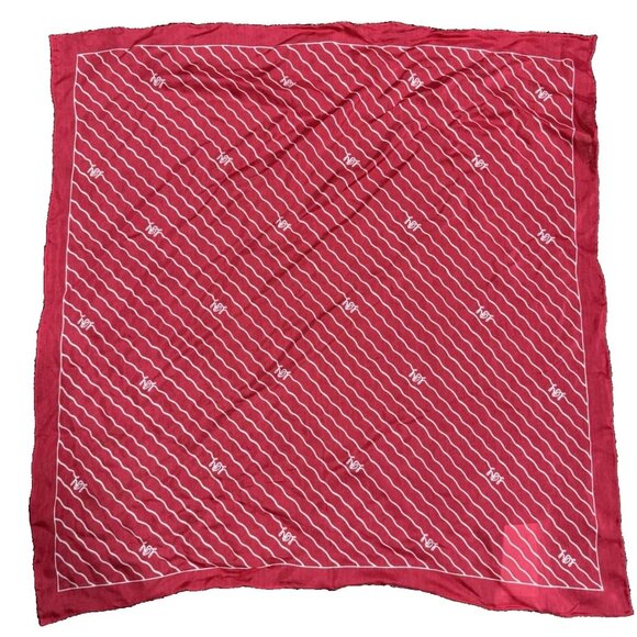 Lauren Ralph Lauren Red square scarf 22x22 - Picture 1 of 3